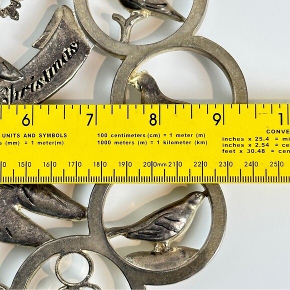 Godinger Silver Art Co 12 Days of Christmas Trivet - Picture 7 of 8